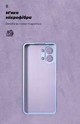 Чохол ArmorStandart ICON для Tecno Spark Go 3 4G Camera cover Lavender - мініатюра 4