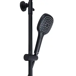 Душова система Qtap Sloup 57T105VNKBB, Чорний - мініатюра 4