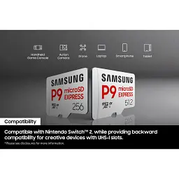 Карта пам'яті Samsung 256GB microSDXC class 10 SD7.1 UHS-I U3 V30 P9 Express (MB-MK256T/WW) - мініатюра 9