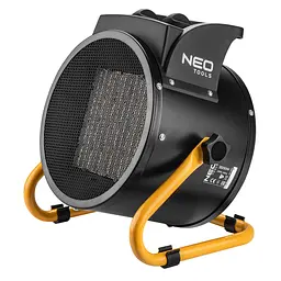 Теплова гармата Neo Tools 3,0 кВт, площа обігріву 30 кв.м., підлоговий, чорний (90-063)