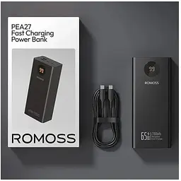 Акумулятор зовнішній Romoss PEA27S Pro 65W 27000mAh power bank PEA27S - мініатюра 5