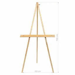 Мольберт - тринога сосна 60×75×160см мак висота полотна 150см В УПАКОВЦІ ROSA Studio (4823098512769)