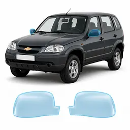 Антигравійна захисна бронеплівка за лекалами для Chevrolet Niva I facelift 2009-2020 - дзеркала