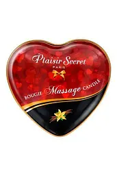 Масажна свічка-сердечко Plaisirs Secrets Vanilla 35 мл - мініатюра 2