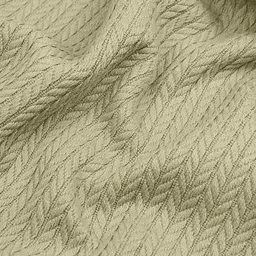 Плед-покривало Cosas Knitted Braid Olive косичка 110х140 см (Blanket_76Olive_KnittedBraid_110x140) - мініатюра 4