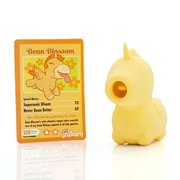 Вібратор-єдиноріжка Unihorn - Bean Blossom, пульсівний язичок - мініатюра 4