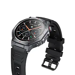 Смарт-годинник Hoco Y37 Amoled 36mm, 520 mAh, GPS sports watch (call version) Black (6942007666046) - мініатюра 4