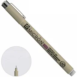 Лінер Pigma Micron (0.05) 0.2 мм Сірий Світлий Sakura