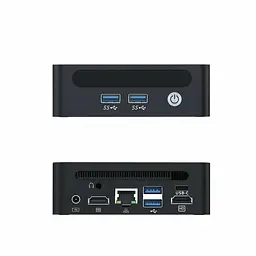 Міні-ПК GenMachine Ren Pro 6000 Ryzen 7 6800H RAM 32GB SSD 512GB LAN Wi-Fi Bluetooth Windows 11 Pro Без ключа Чорний (2232) - мініатюра 3