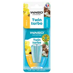 Ароматизатор з подвійною капсулою Winso Twin Turbo - Vanilla & Coconut(538380)