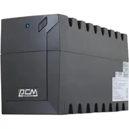Джерело безперебійного живлення PowerCom RPT-1000AP Schuko Black, 1000 ВА, 600 Вт, лінійно-інтерактивний, AVR, 3 розетки (Schuko), батарея 12В/9Аг x 1 шт
