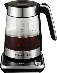 Russell Hobbs Електрочайник Attentiv Kettle, 1.7л, Strix, скло, база зі сховищем для шнура, сірий - мініатюра 4