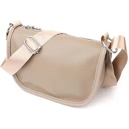 Напівкругла сумка для жінок з натуральної шкіри Vintage 26х15х12 см sum0027614 - мініатюра 2