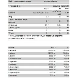 Амінокислота Pure Gold EAA 500 г Green Apple - мініатюра 2