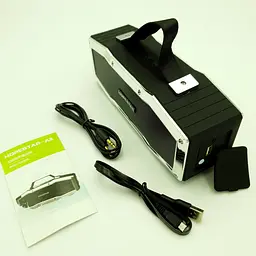 Бездротова акумуляторна колонка Bluetooth акустика FM MP3 AUX USB Hopestar A9 чорний - мініатюра 5