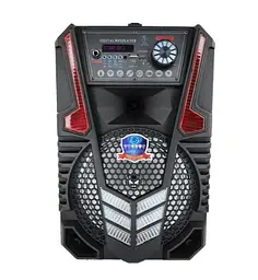 Колонка Big LT-818 bluetooth + мікроон (245х220х385) USB/MO3/FM/TWS black