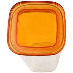 Ємність для зберігання MBM HOME 1.1 л прозора (KP-146 M T/ORANGE) - мініатюра 3