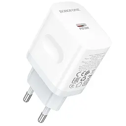МЗП Borofone BA99A Breeze PD20W (1USB-C) White - мініатюра 2