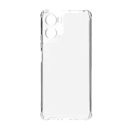 Прозрачный чехол для Motorola G06 4G/G06 Power 4G с защитой камеры и усиленными бортами, тонкий, силиконовый, бесцветный, ударопрочный, противоударный бампер с закрытой камерой, ArmorStandart (ARM89056)