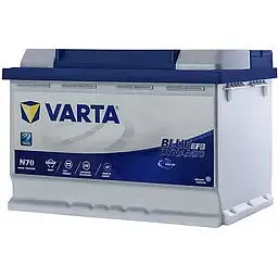 Автомобільний акумулятор VARTA Blue Dynamic EFB N70 6СТ-70Ah АзЕ 760A (EN) 570500076