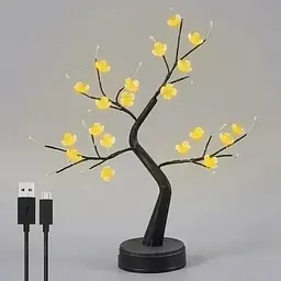 Декоративне дерево-світильник LED стильний XPRO 45 см (23457471701_396) - мініатюра 6