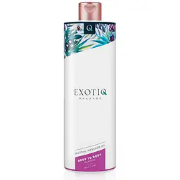 Масажна олія зігрівальна для всього тіла Exotiq Massage Body to body Warming 500 ml