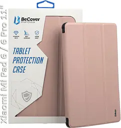 Чохол до планшета BeCover TPU Edge stylus mount Xiaomi Mi Pad 6 / 6 Pro 11" Rose Gold (709557)