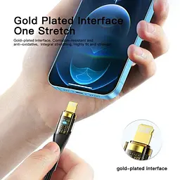 Кабель Lightning Type-C PD 20W QC 4.0 швидка зарядка iPhone 20V 5A - мініатюра 6
