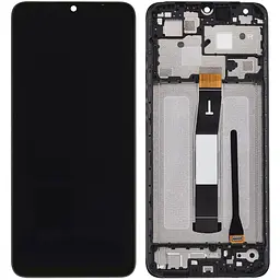Дисплей Xiaomi Redmi 12C / Redmi 11A / Poco C55 чорний, з рамкою