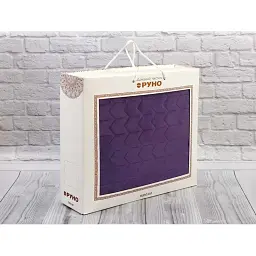 Покривало Руно двостороннє декоративне Velour Violet 150x220 см фіолетове - мініатюра 8