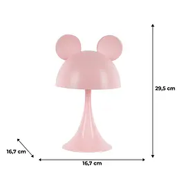 Світильник-нічник Kite LED з акумулятором Simple Mouse рожевий (K25-317-2-2) - мініатюра 5
