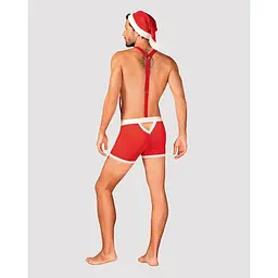 Чоловічий еротичний костюм Obsessive Санта-Клауса Obsessive Mr Claus S/M - мініатюра 4