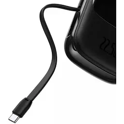 Портативна батарея Baseus Qpow Digital Display Quick Charge 20000 mAh 22.5W With Type-C Cable - мініатюра 7