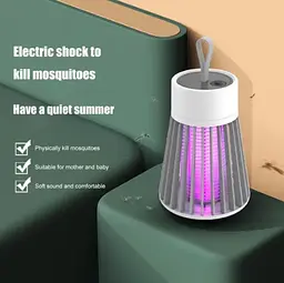 Знищувач – пастка для комах Electronic shock Mosquito killing lamp USB - мініатюра 2