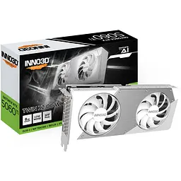 GeForce RTX5060 Ti Inno3D TWIN X2 OC WHITE, 8GB GDDR7, 128bit, PCI Express 5.0 - мініатюра 3