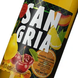 Напій винний Salute Sangria слабоалкогольний зброджений напівсолодкий білий 6-6.9% 0.75 л - мініатюра 5