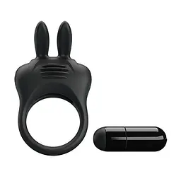 Ерекційне кільце Pretty Love Davion Penis Ring 7.4 см чорний - мініатюра 2