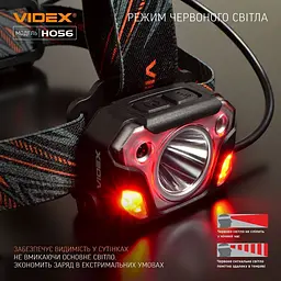 Налобний ліхтар Videx VLF-H056 [144606] - мініатюра 8