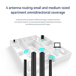 Усилитель сигнала Wi-Fi ретранслятор, репитер, точка доступа PIX-LINK LVWR42Q 220V, 300Mbps, 2.4GHz - мініатюра 3