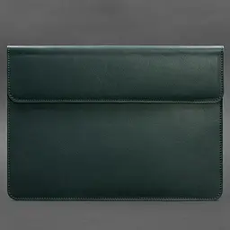 Шкіряний чохол-конверт BlankNote на магнітах для MacBook Pro 16" Зелений - мініатюра 4