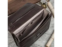 Чоловічий діловий портфель натуральна шкіра Italico 8008/40 Коричневий 40x30x13 см TONY PEROTTI sum0029076 - мініатюра 4