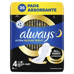 Гігієнічні прокладки Always Ultra Secure Night (Розмір 4) 36 шт. - мініатюра 2