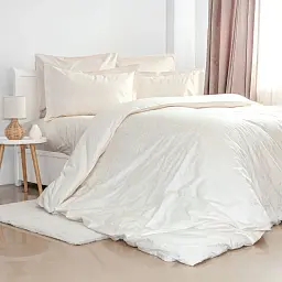 Комплект постельного белья ТЕП Grace Jacquard Milky евро молочный