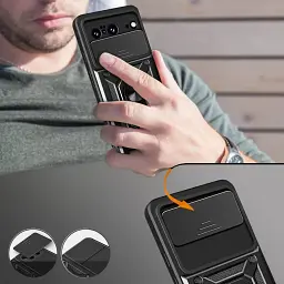 Панель BeCover Military для Google Pixel 8 Black (710663) - мініатюра 6