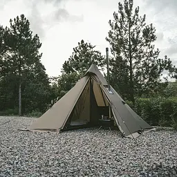 Намет із гострою верхівкою Naturehike CNK2300ZP025, коричневий - мініатюра 4