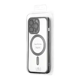 Чохол Ductil Metallic Edge with MagSafe (Protected Camera & Lens) iPhone 13 Pro Black - мініатюра 2