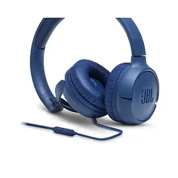 Навушники з мікрофоном JBL T500 JBLT500BLU BLUE - мініатюра 5