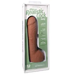 Фалоімітатор Doc Johnson The Realistic Cock ULTRASKYN 12 Inch Hung, 31.8 см - мініатюра 8