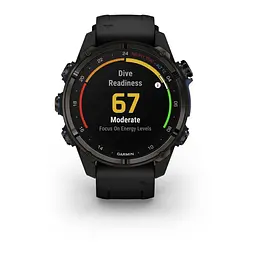 Спортивний годинник Garmin Descent Mk3i – 43 mm Carbon Gray DLC Titanium w. Black Silicone Band (010-02753-10/11) - мініатюра 7