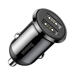 АЗП Baseus Grain Pro Car Charger (Dual USB 4.8 A) Black